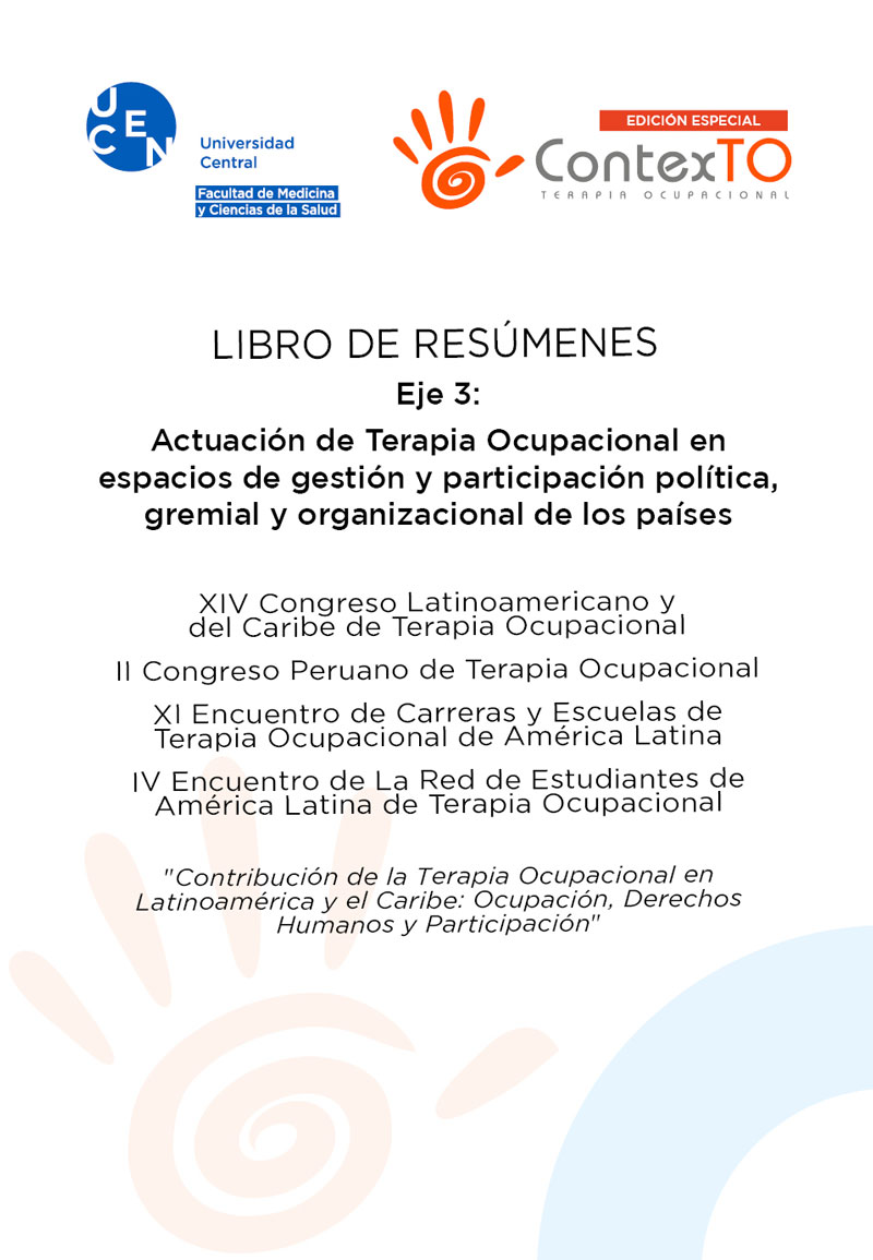 Actuación de Terapia Ocupacional en espacios de gestión y participación política, gremial y organizacional de los países