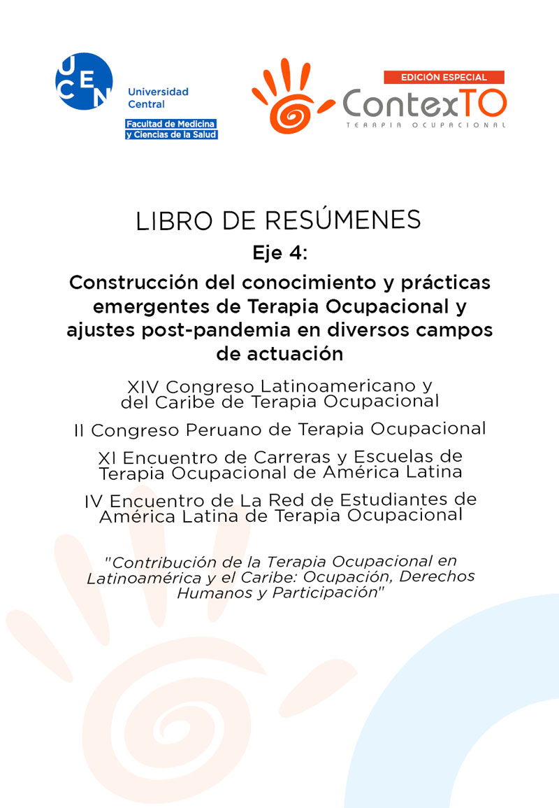 Construcción del conocimiento y prácticas emergentes de Terapia Ocupacional y ajustes post-pandemia en diversos campos de actuación.