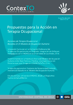 					Ver Núm. 5 (2018): Acciones de Terapia Ocupacional  Basadas en El Modelo de Ocupación Humana
				